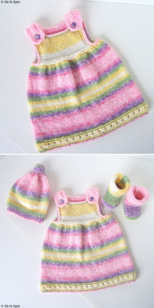 Adorable Knitted Baby Dresses Free Baby Dress Knitting Patterns