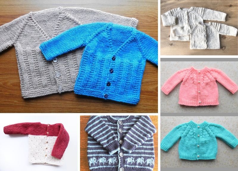 Sweet And Cozy Baby Knit Cardigans