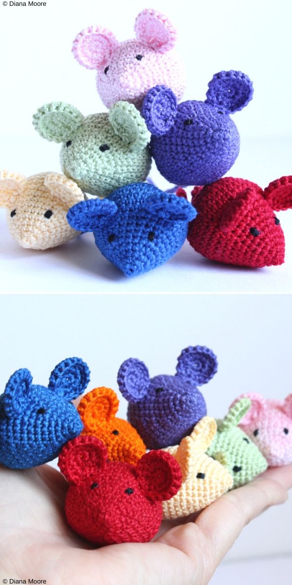 Tiny Crochet Mouse Free Crochet Pattern