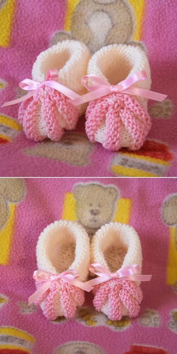 Baby booties knitting shop patterns free by angel