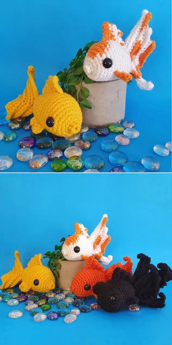 goldfish amigurumi free crochet pattern