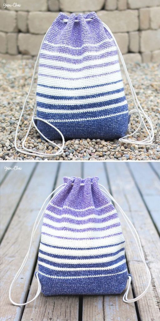 fading Stripes Bag Free Crochet Pattern