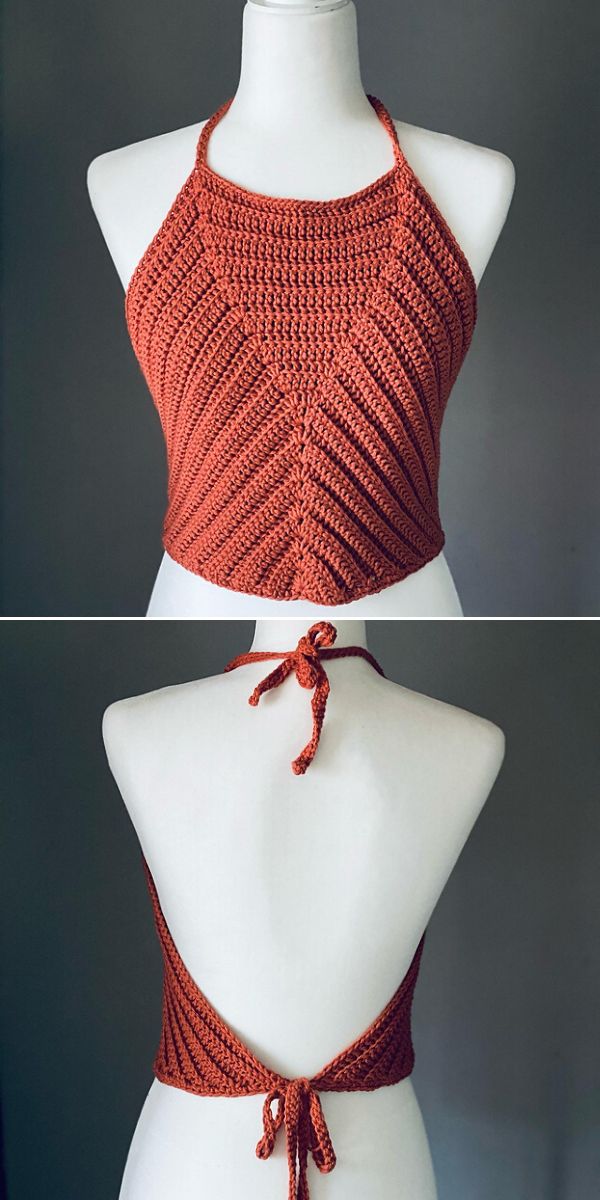 free halter top crochet pattern
