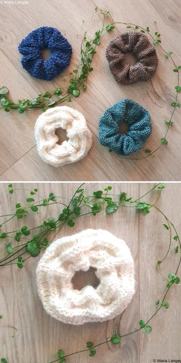 Scrunchies Paid Knitting Pattern