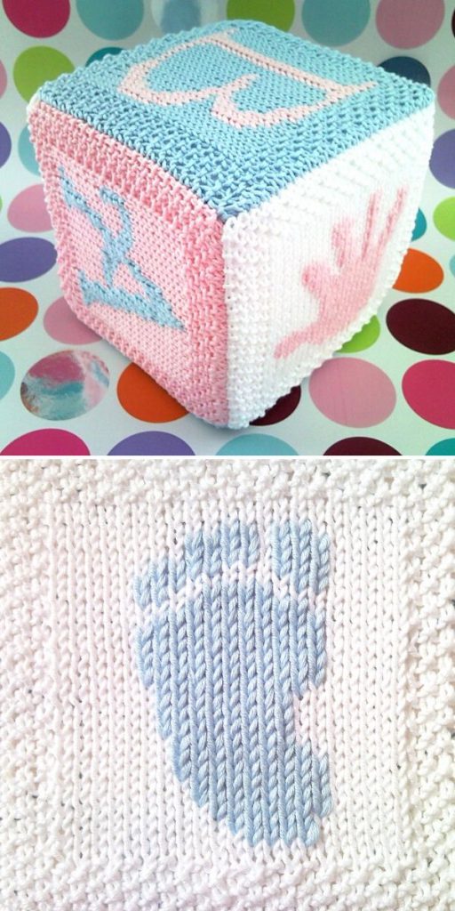 Cute And Soft Knitted Cubes For Kiddos