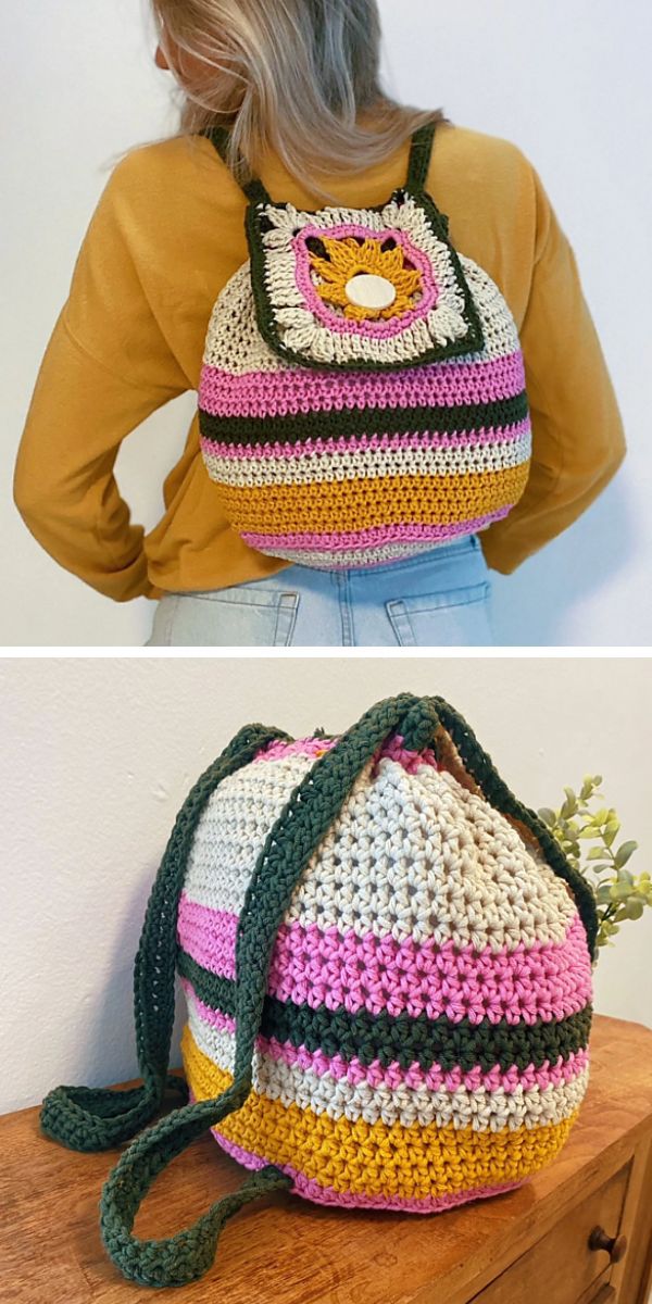 free crochet backpack pattern