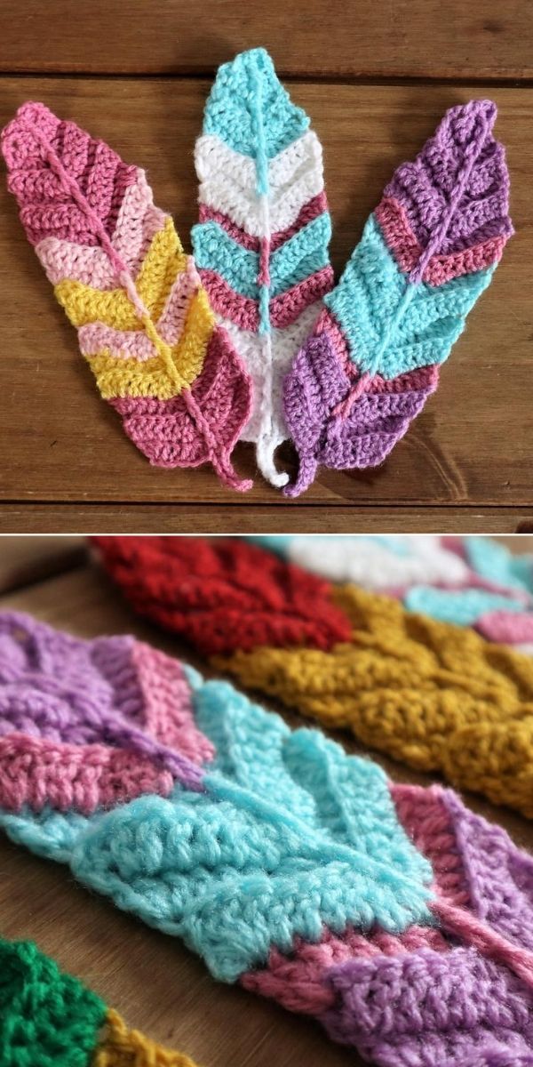 Crochet Feathers
