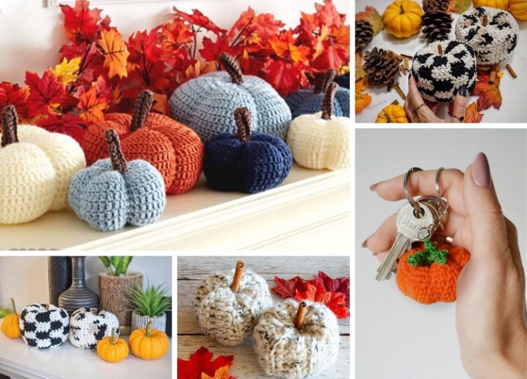 27 Crochet Pumpkins for a Fascinating Halloween Home Decor