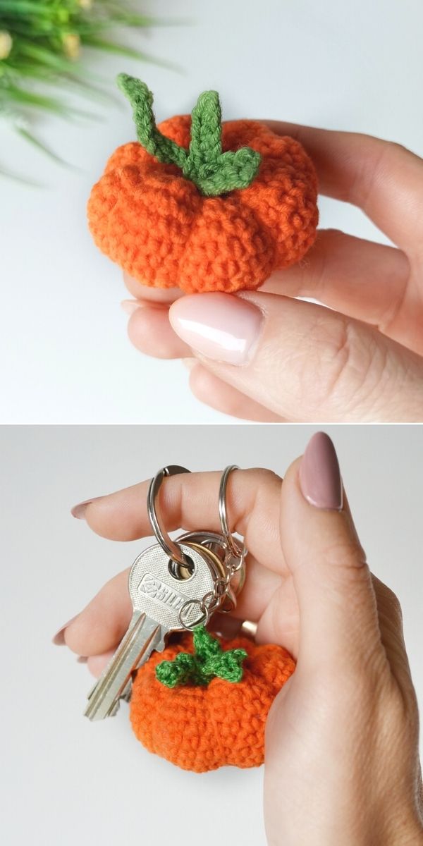 Little pumpkin keychain