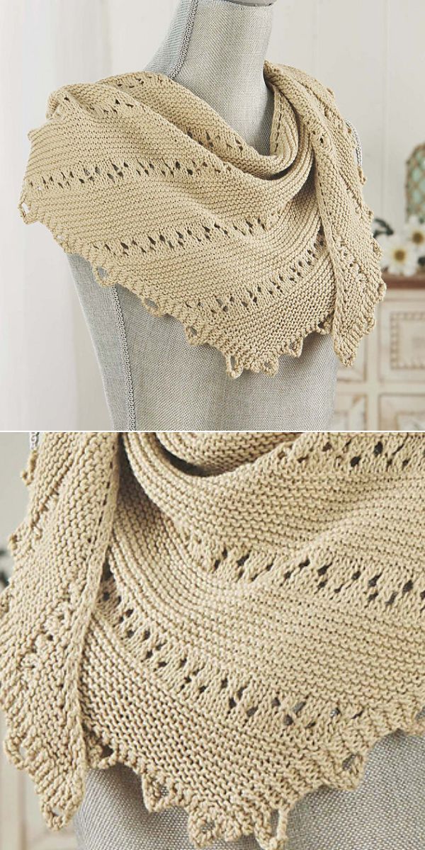 shawl free knitting pattern