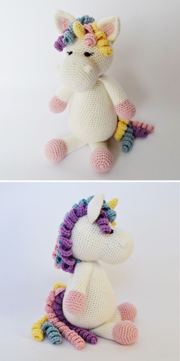 unicorn amigurumi free crochet pattern
