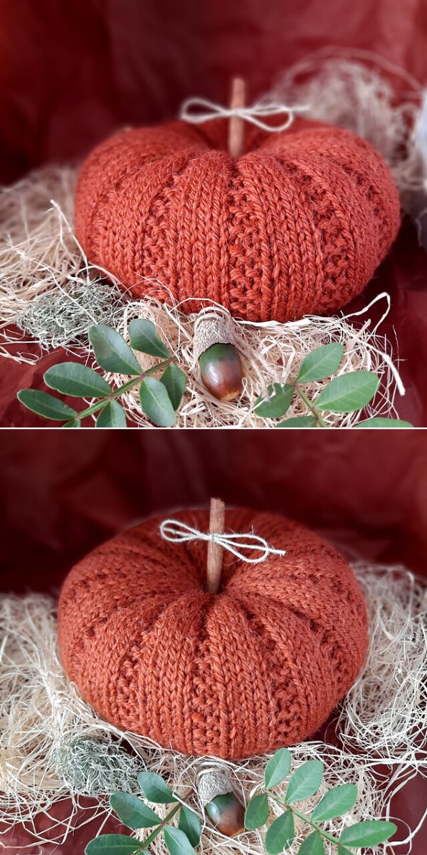 knitted pumpkin free pattern