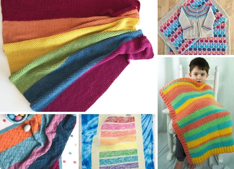 Adorable Warm Knitted Stroller Blankets