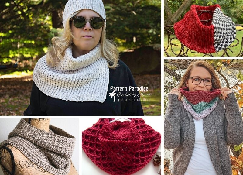 PARKER Scarf Knitting PATTERN Chunky Reversible Scarf Fall Winter Accessory  Beginner Scarf Stylish Scarf 