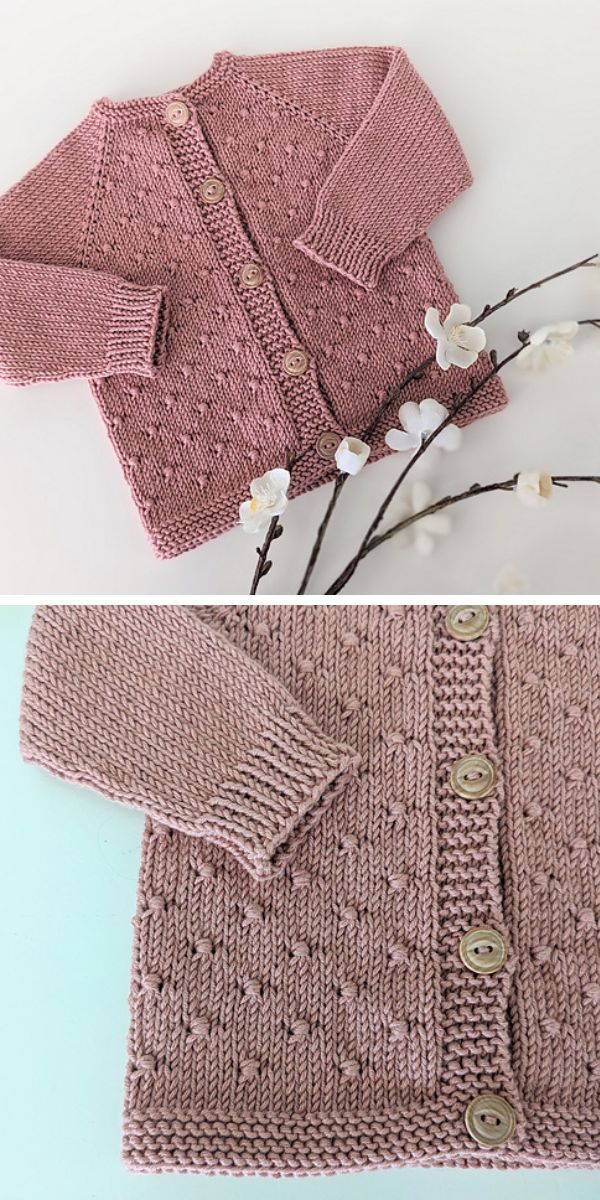 baby cardigan free knitting pattern