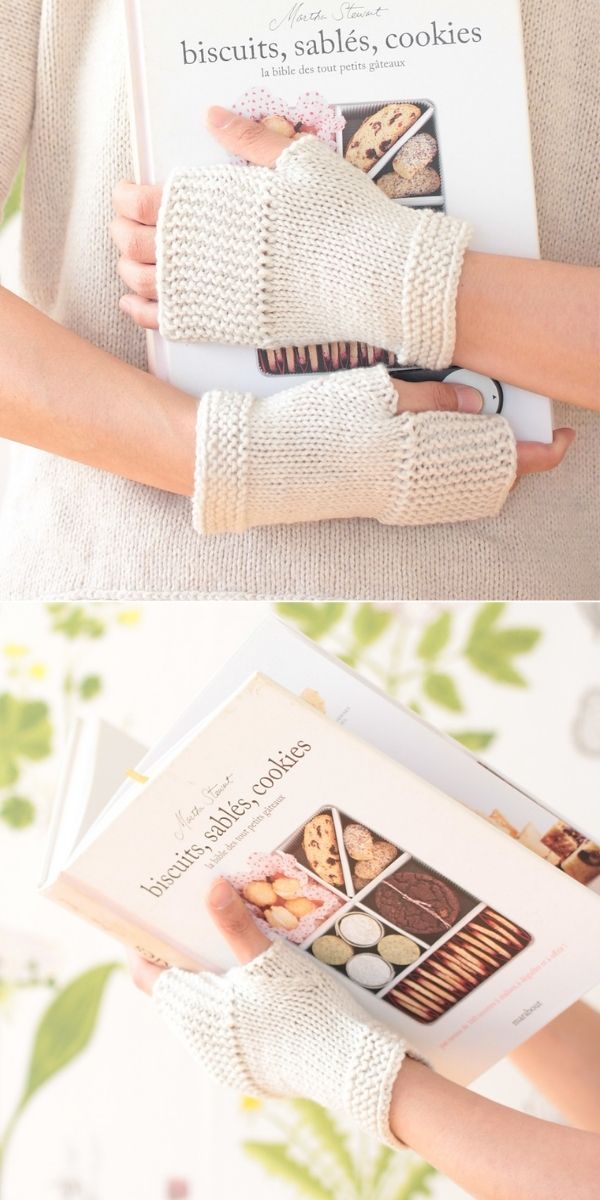 Camp Out Fingerless Mitts