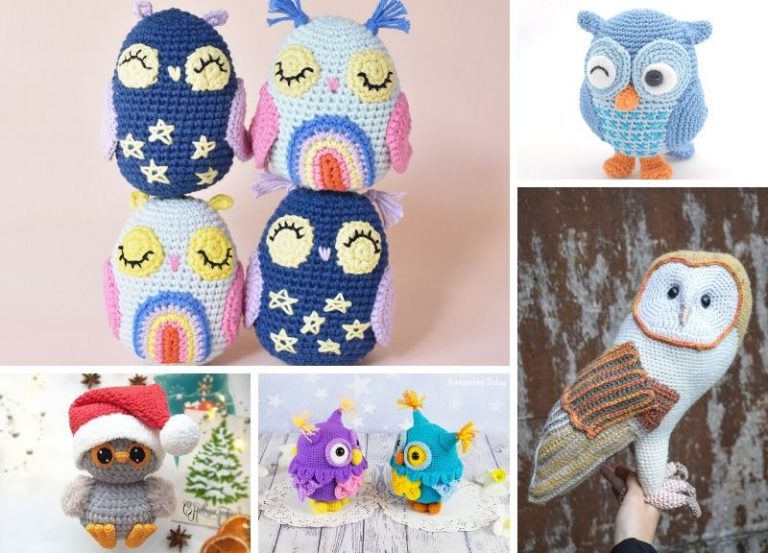 29 Cute Amigurumi Owls Free Crochet Pattern