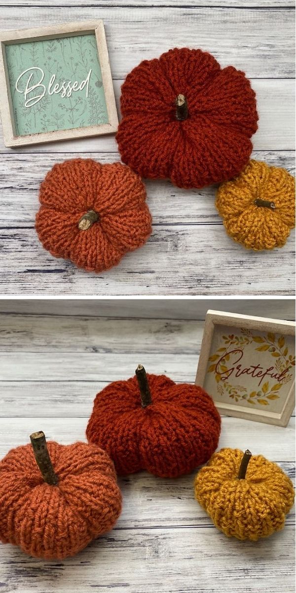 Easy Basketweave Pumpkins