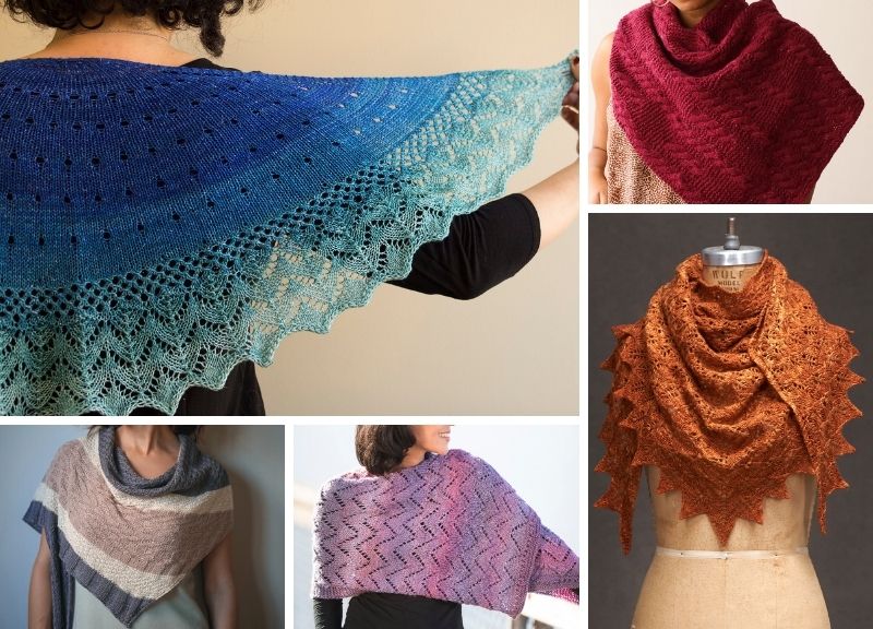 Fantastic Intricate Knitted Shawls