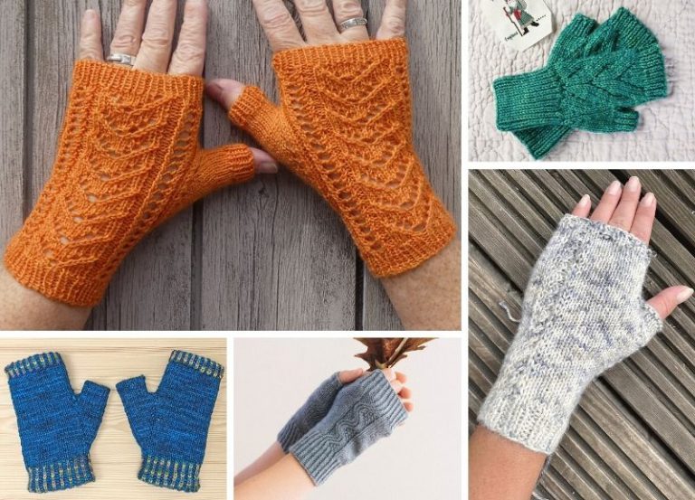21 Fingerless Knitted Mitts Patterns to Keep Your Hands Warm