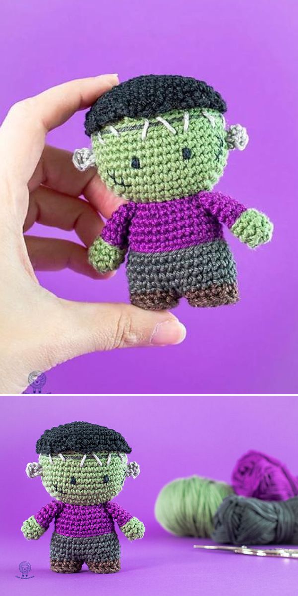 Amigurumi Frankenstein free crochet pattern
