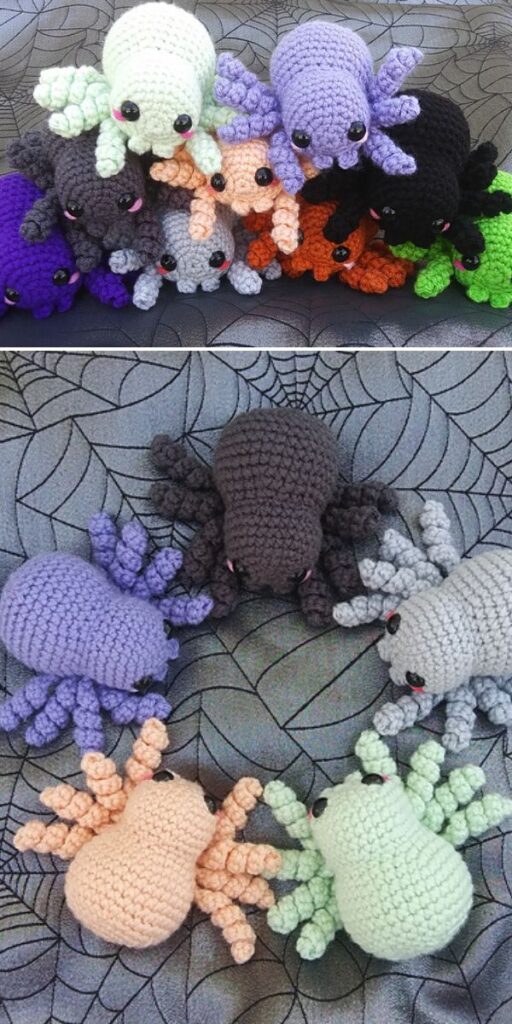 Amigurumi Spider free crochet pattern
