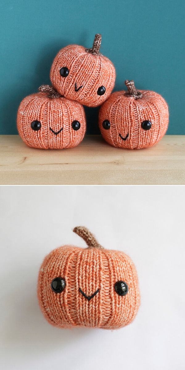 tiny pumpkins free knitting pattern