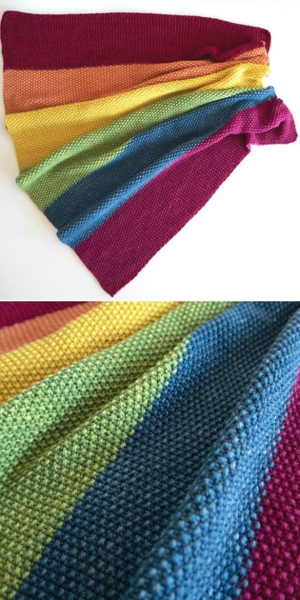 Pond Knitted Stroller Blanket