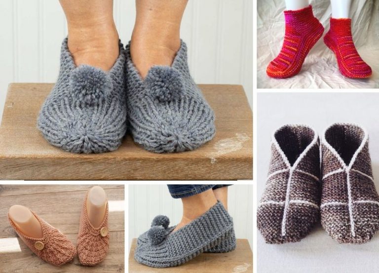 Beautiful Comfy Knitted Slippers
