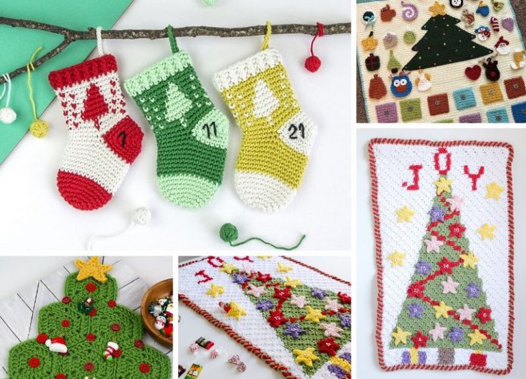 13 Crochet Advent Calendar Ideas to Charge Up the Festive Mood