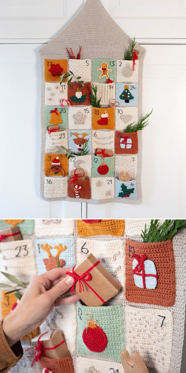 free advent calendar crochet pattern