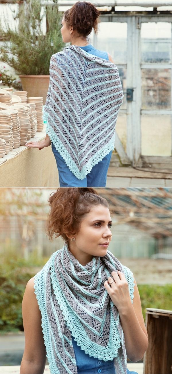 A beautiful spring shawl