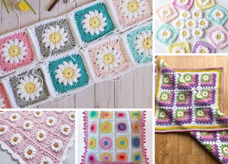 Flower Crochet Squares Patterns
