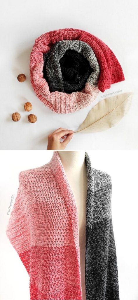The Easiest Ombre Scarf