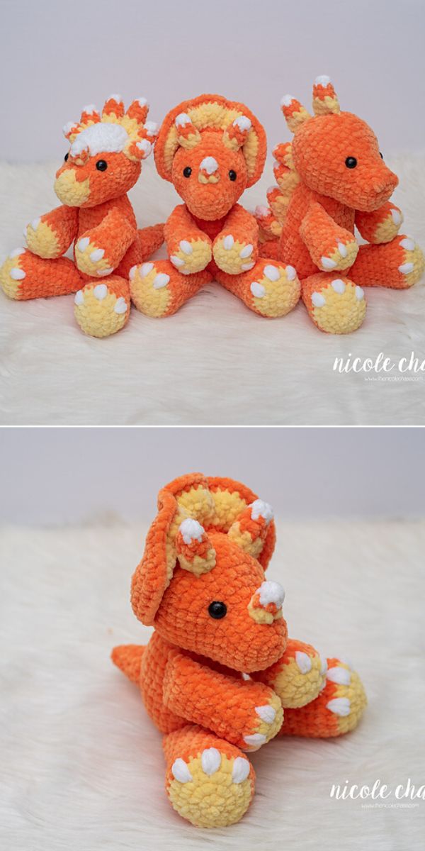 free dinosaur amigurumi crochet pattern