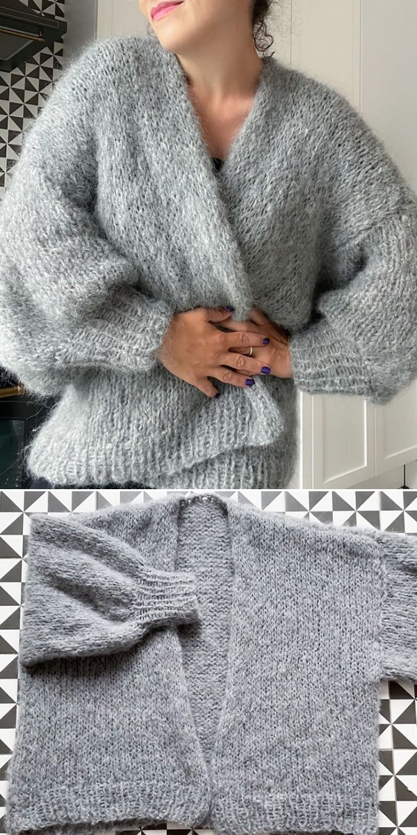 free knitted cardigan pattern