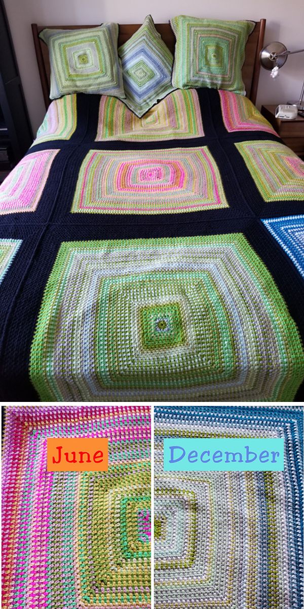 free temperature blanket crochet pattern