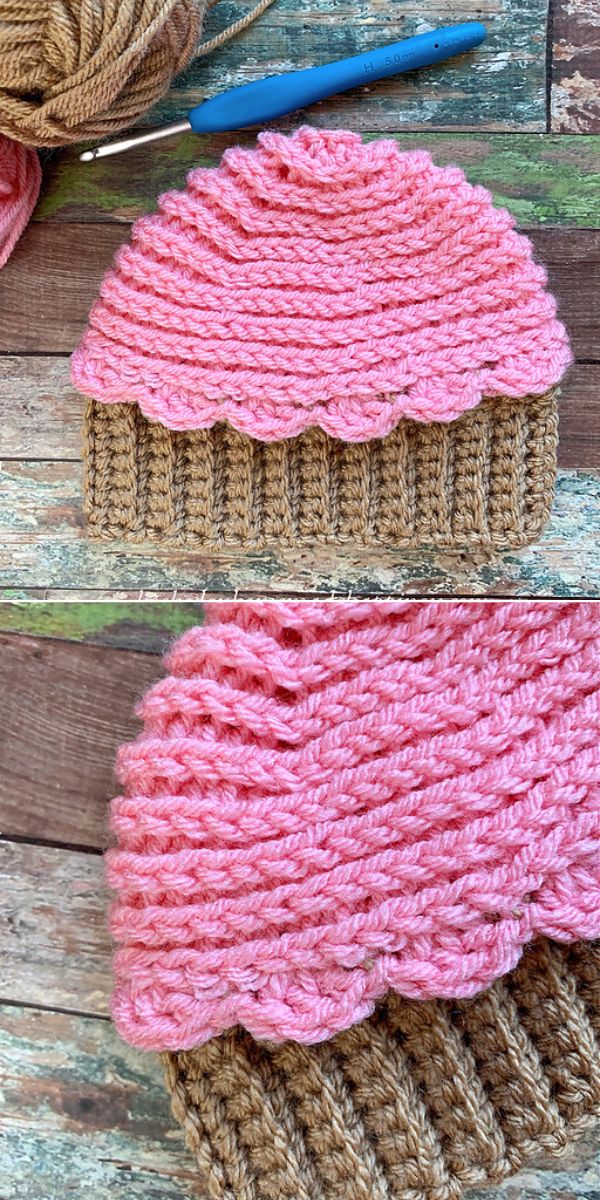 free crochet baby beanie pattern