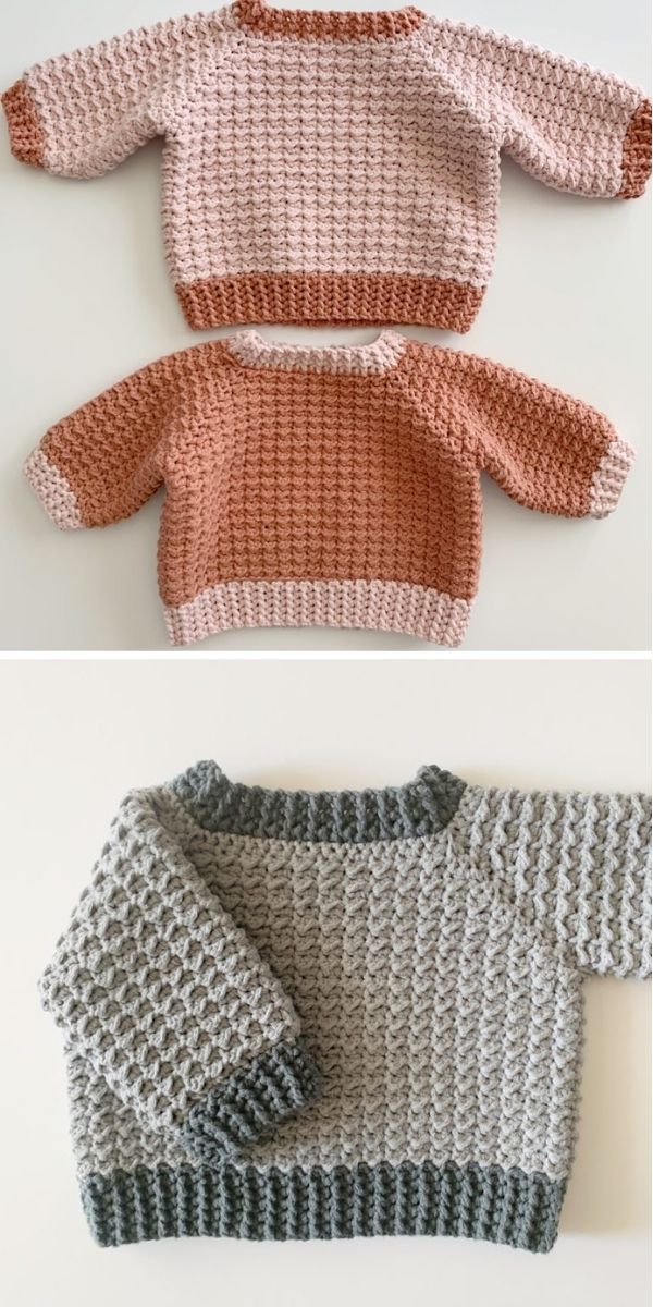 Even Moss Baby sweater