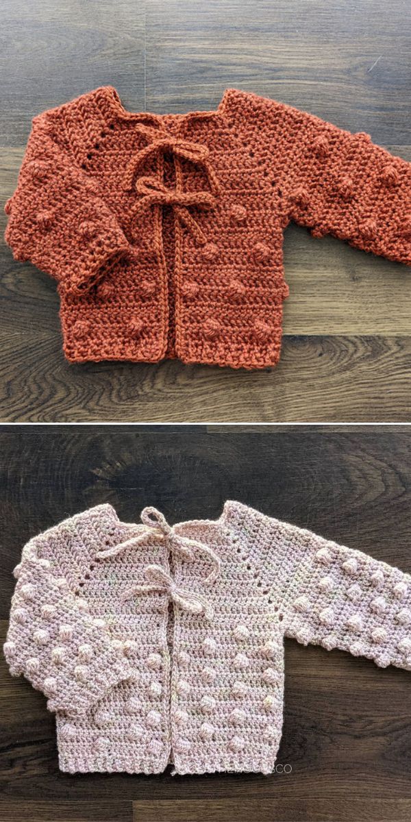 free baby cardigan crochet pattern