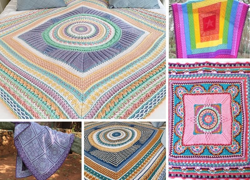 Gorgeous Colorful 2021 Crochet CAL Ideas