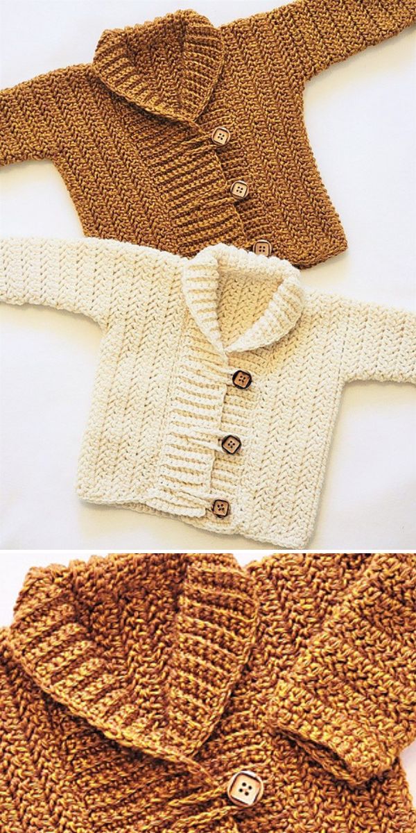 free kid's cardigan crochet pattern