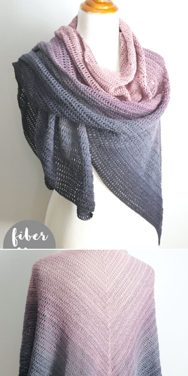 shawl crochet free pattern