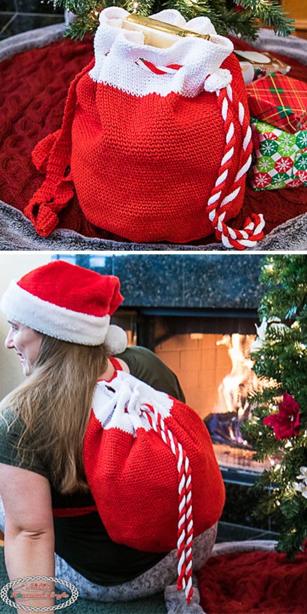 free santa sack crochet pattern