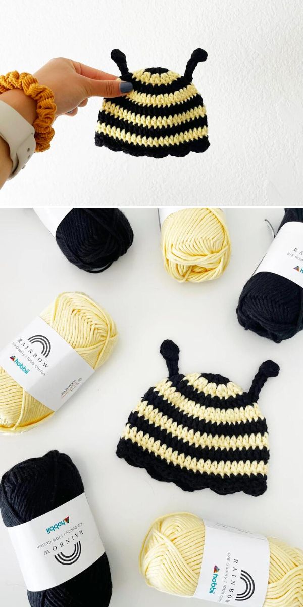 free baby beanie crochet pattern