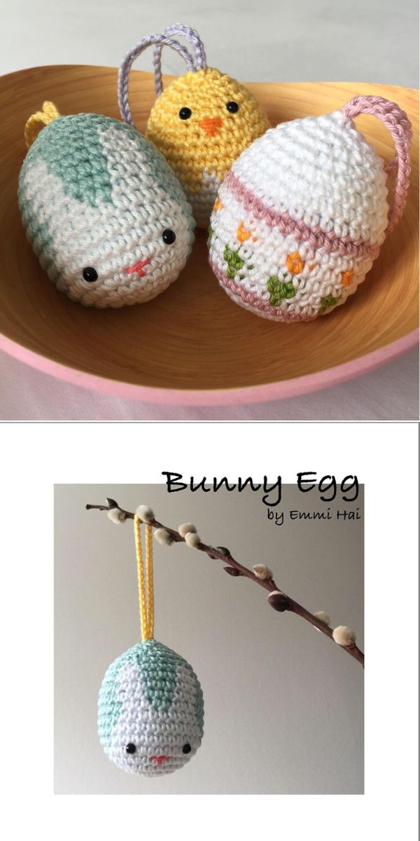 bunny egg free crochet pattern