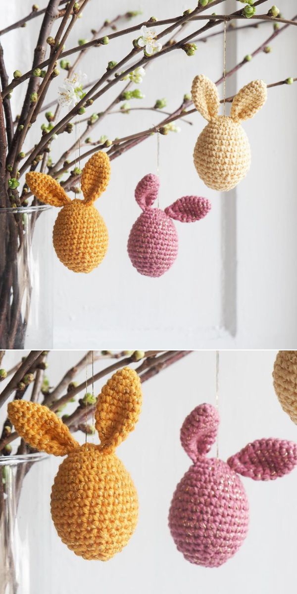 free crochet bunny egg pattern