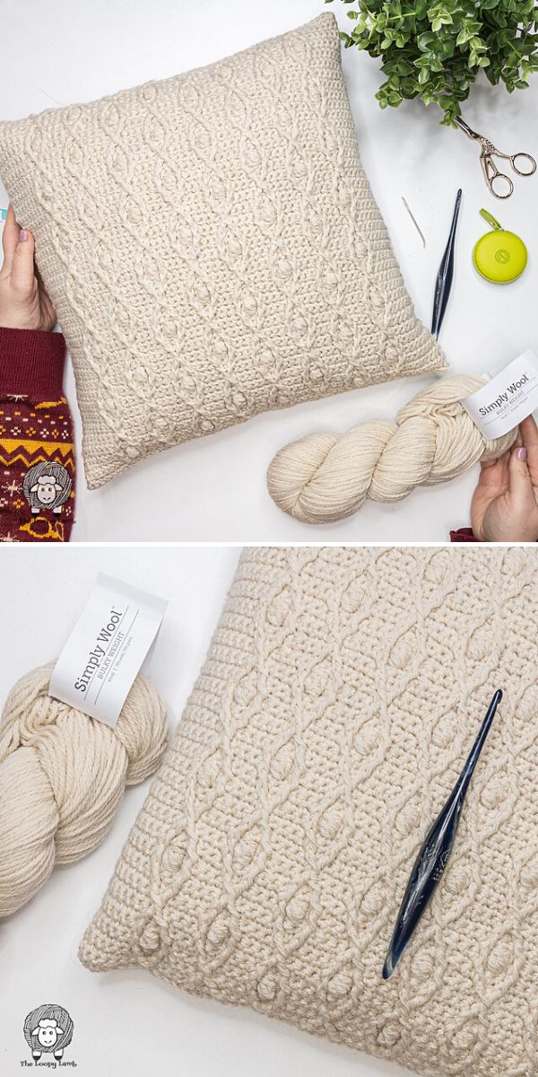 free pillow crochet pattern