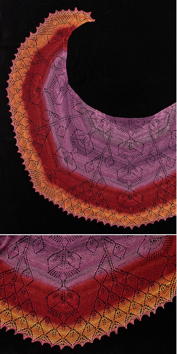 free knitted shawl pattern