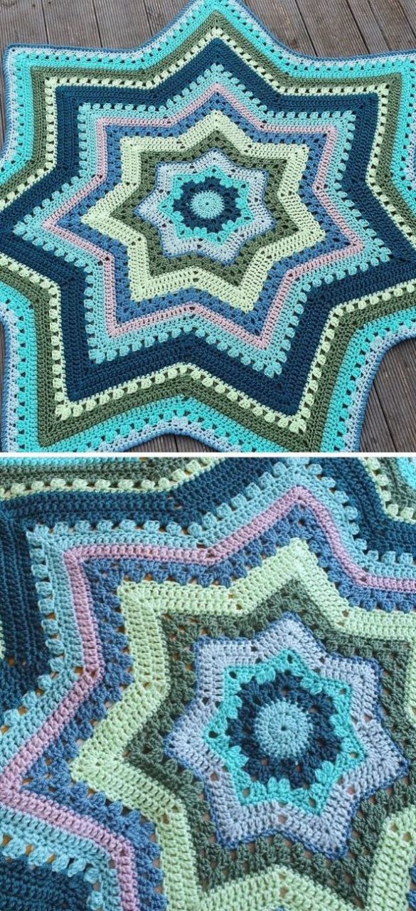 Star Shaped Crochet Baby Blankets – 1001 Patterns